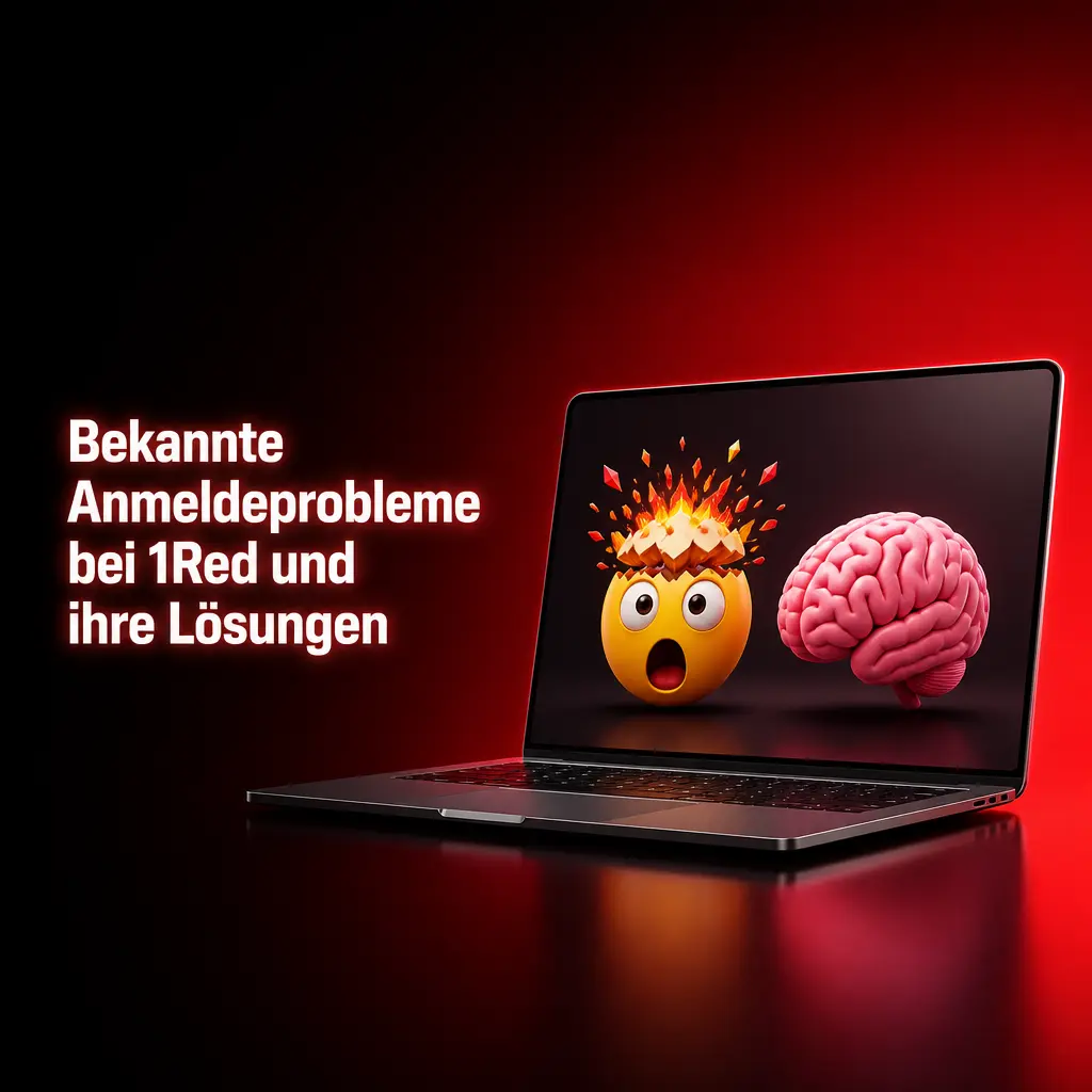 1Red Anmeldeprobleme: Tabelle mit häufigen Fehlern wie falsches Passwort oder gesperrtes Konto und Lösungen