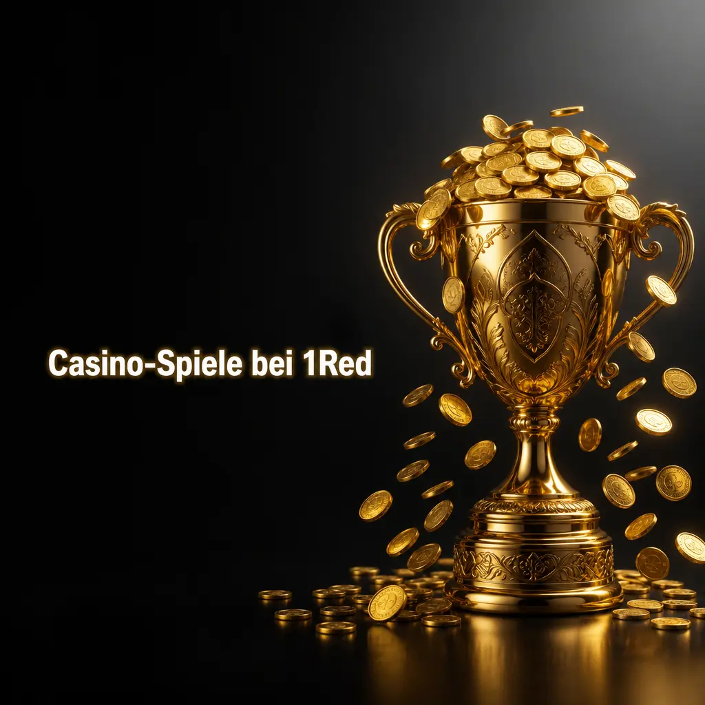 Vielfältige Casino-Spiele bei 1Red: Slots, Live-Dealer-Tische und Tischspiele für deutsche Spieler