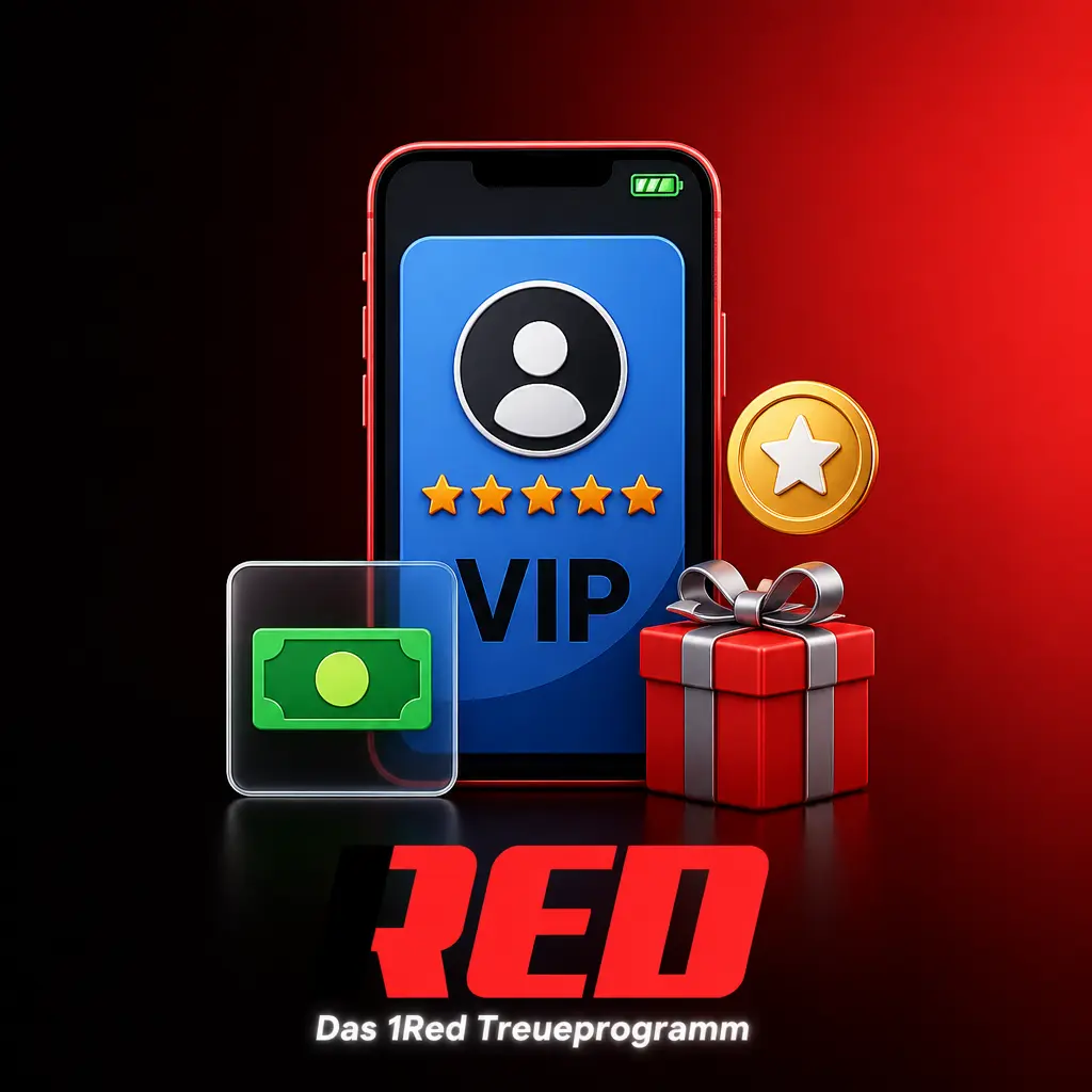 1Red Treueprogramm: Loyalitätsstufen von Bronze bis Diamant mit Punkten, Cashback und VIP-Vorteilen