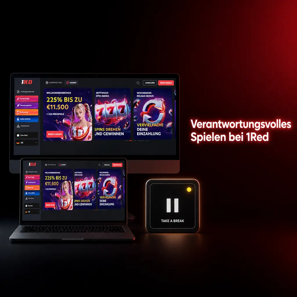 Verantwortungsvolles Spielen bei 1Red: Tools zur Spielkontrolle, Einzahlungslimits und Selbstausschluss für deutschen Spieler