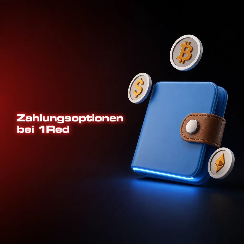 Zahlungsoptionen bei 1Red: Visa, Mastercard, EcoPayz, Sofort und Banküberweisung mit SSL-Sicherheit